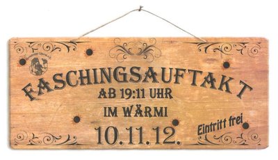 Faschingsauftakt des Elferrats Merseburg 2012